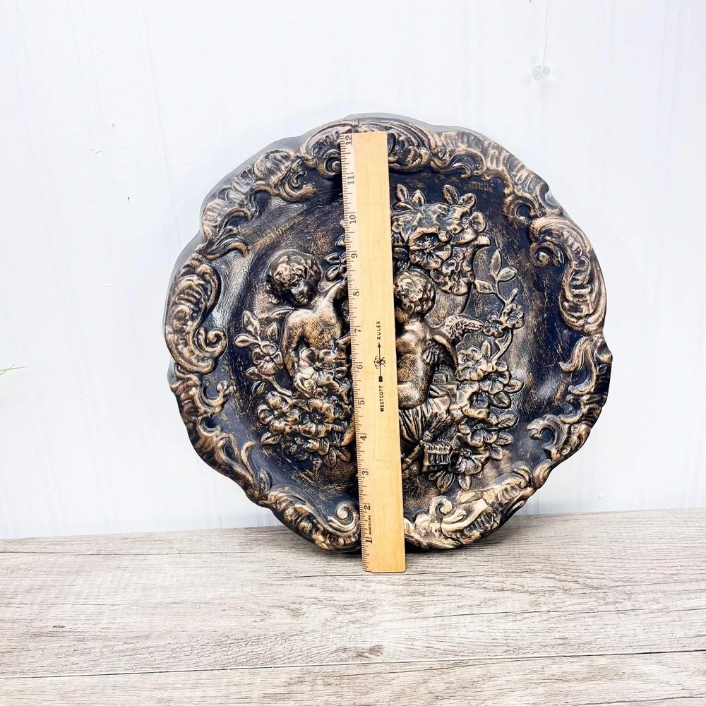 Vintage Cherub Wall Hanging: Gothic Home Decor